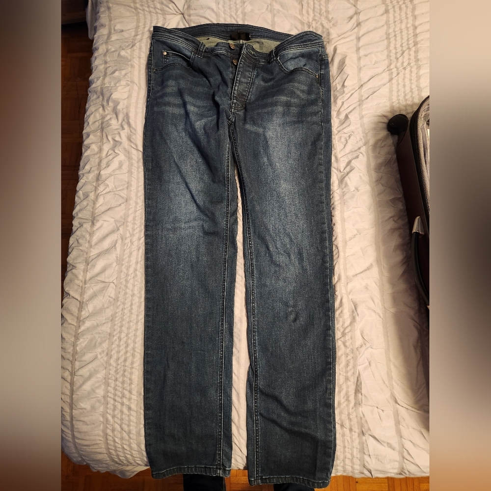 Men's Nasty Pig Size 36X32 Blue Jeans